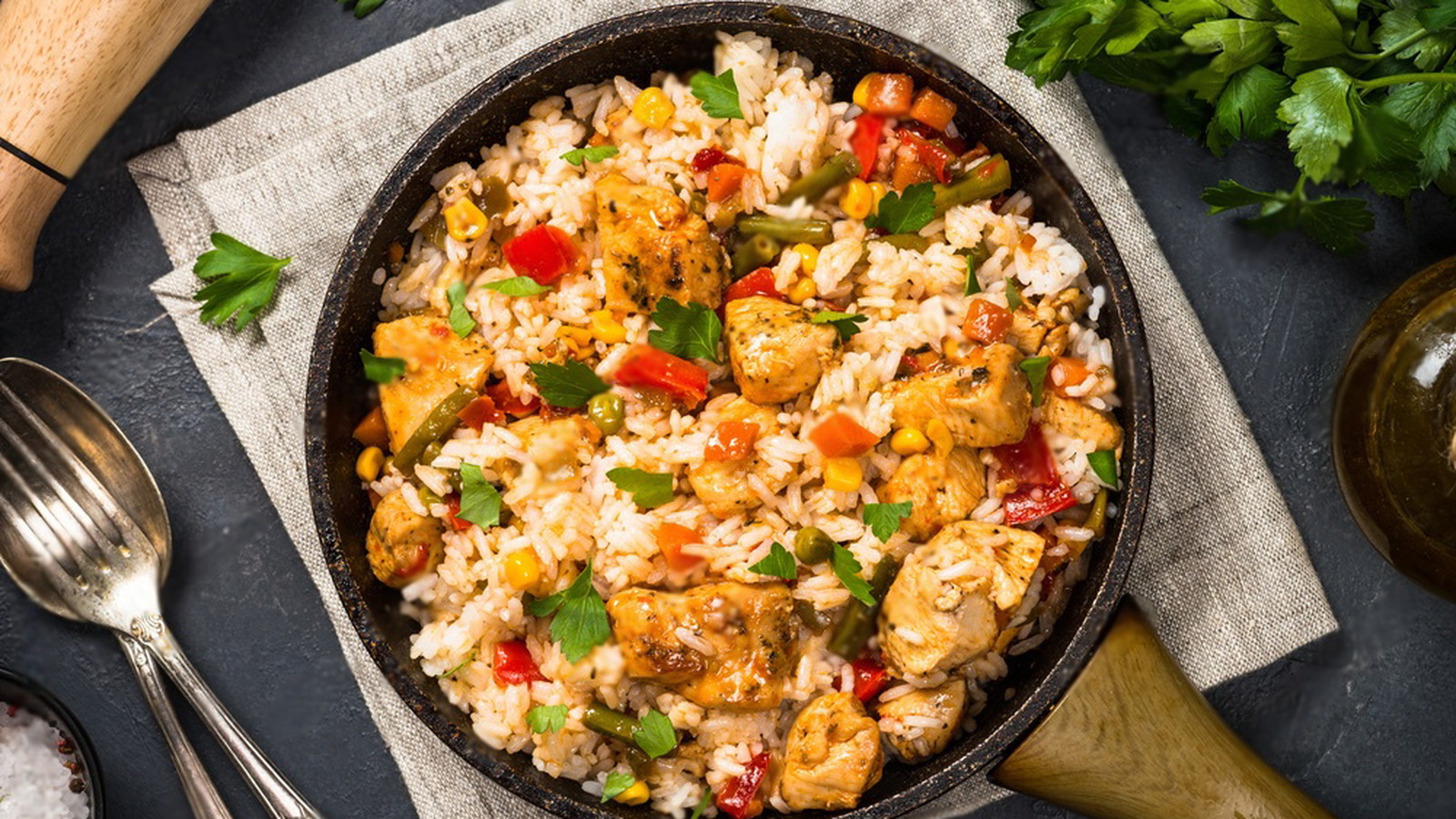 Image of Coriander Chicken Pilaf Recipe