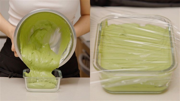 Image of Pour the mixture into a cake pan or any freezer-friendly...