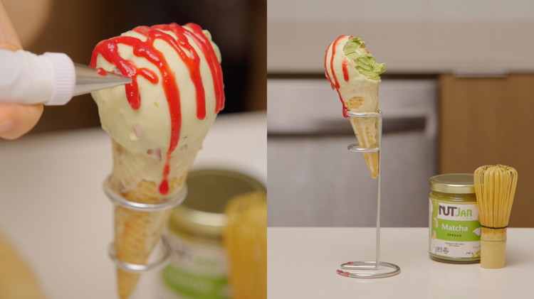 Image of Enjoy either directly out of the freezer or thawed slightly. Do not keep it out of the freezer for more than 5 – 10 minutes before eating.
