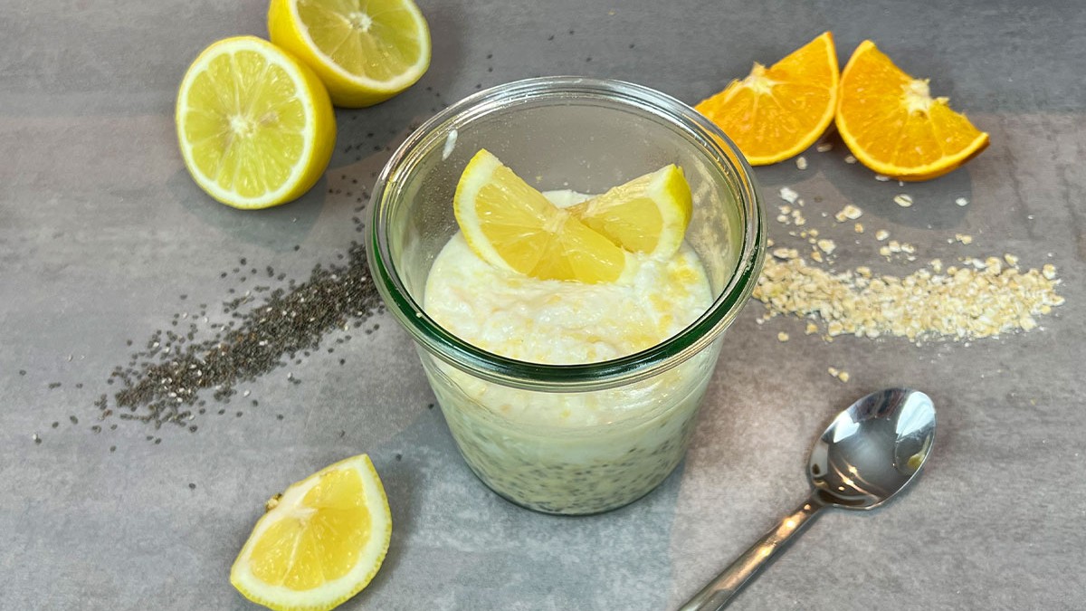 Image of Frische Lemon Overnight Oats