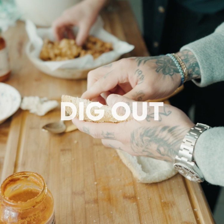 Image of Slice your bread (we suggest semolina hero) in half and dig out a bit of the bread to hold the lobster meat. 