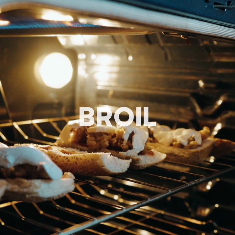 Image of Add the sandwich open face under the broiler until cheese is melted and bread is lightly toasted.