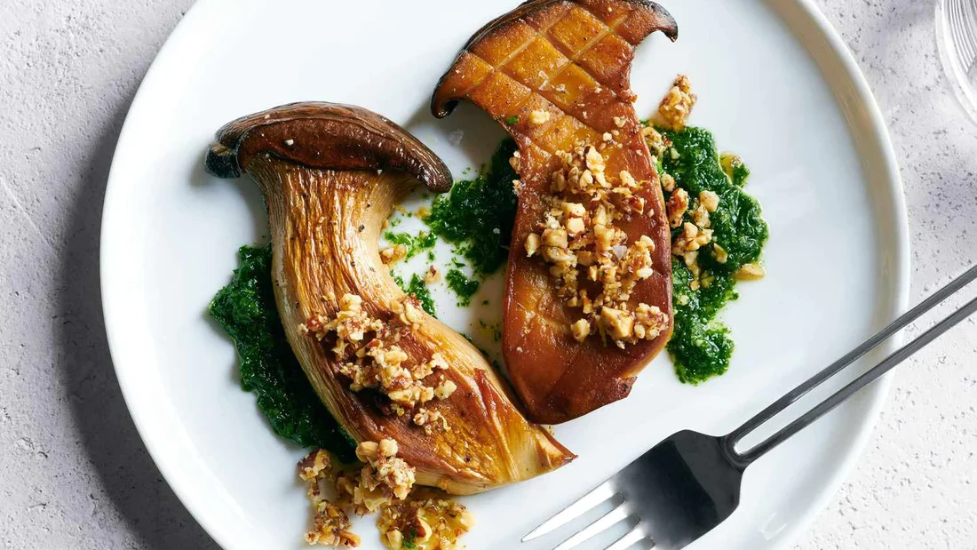 Grilled Oyster Mushrooms Recipe