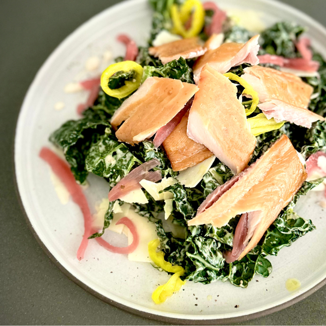 Image of Smoked Trout Kale Caesar