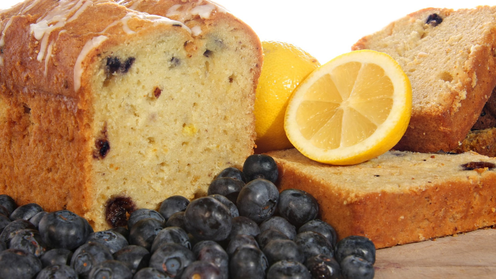 Image of LEMON GLAZE BLUEBERRY BREAD