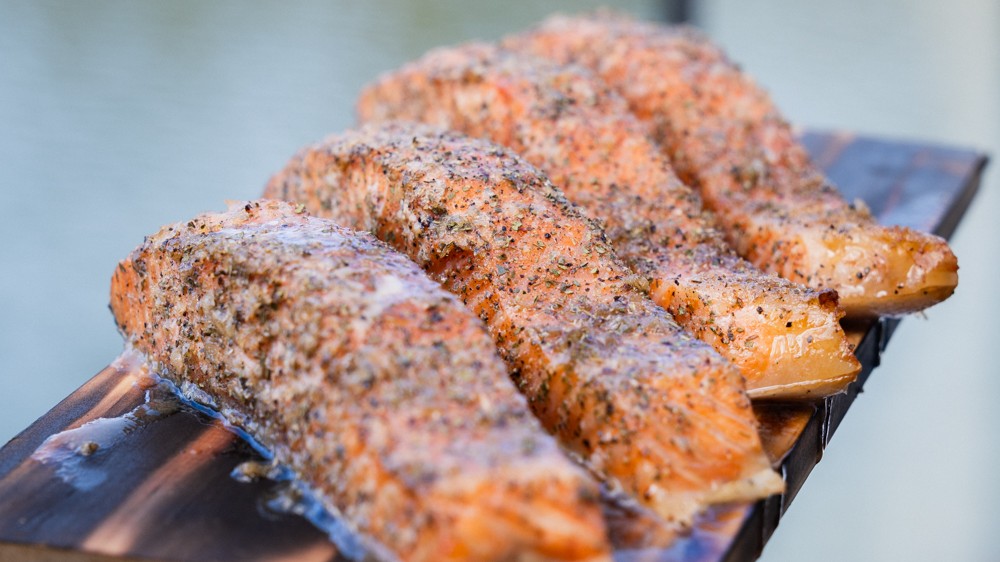 Image of Hot smoked salmon