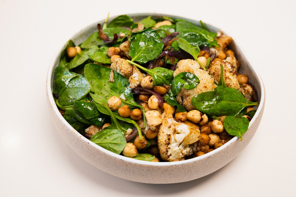 Spiced cauliflower salad