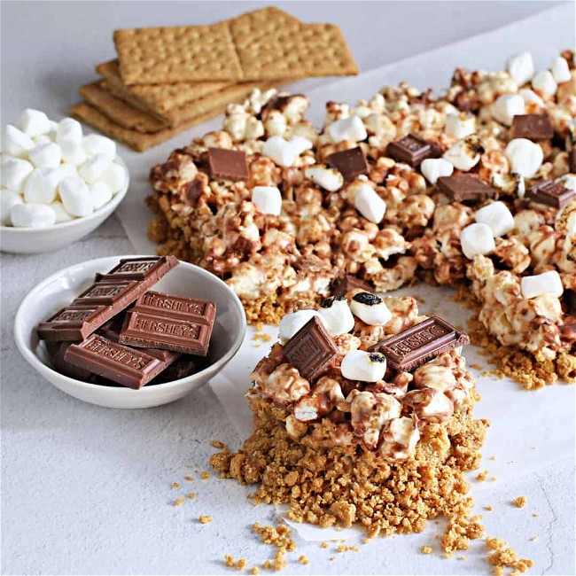 Image of S’mores Popcorn Bars