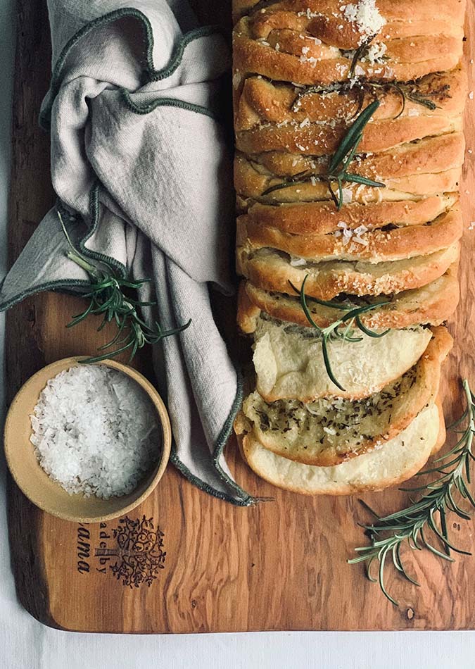 Pull apart-brød med pizzakrydderi