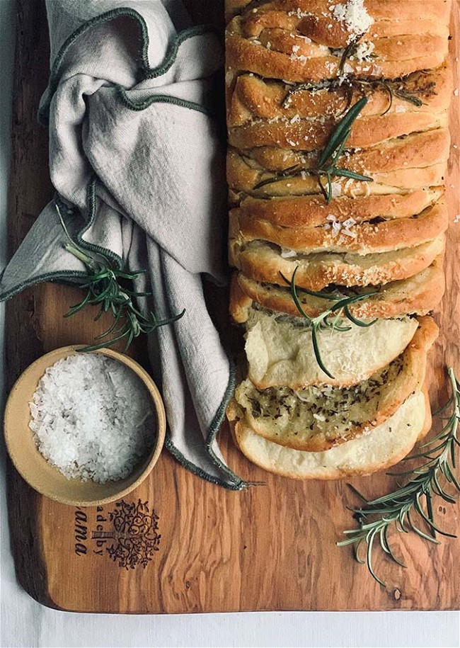 Image of Pull apart brød med pizzakrydderi