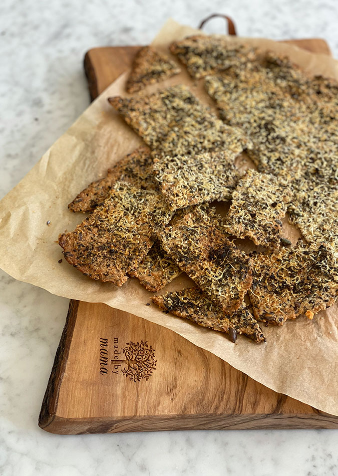 Knækbrød med parmesan