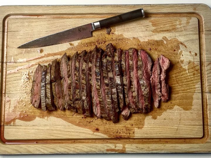 Image of Once the 6 minutes are up and both sides are seated take the steak off the heat and leave it on a clean chopping board covered in strong foil to rest for 10 minutes. This will ensure all the juices...