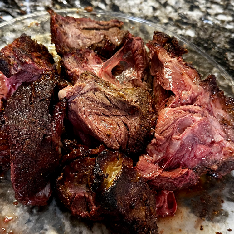 Image of Slice or shred the roast and serve.