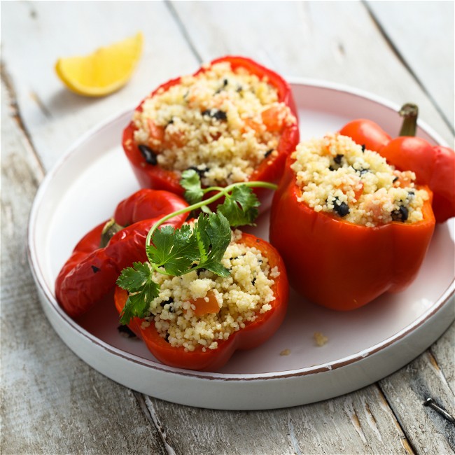 Image of Quinoa Stuffed Bell Peppers
