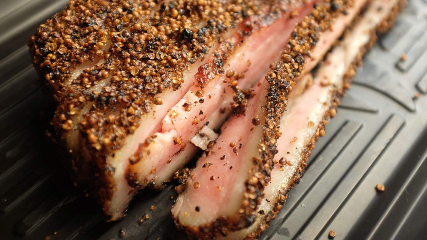 Texas-Style Smoked Pork Belly - Chiles and Smoke