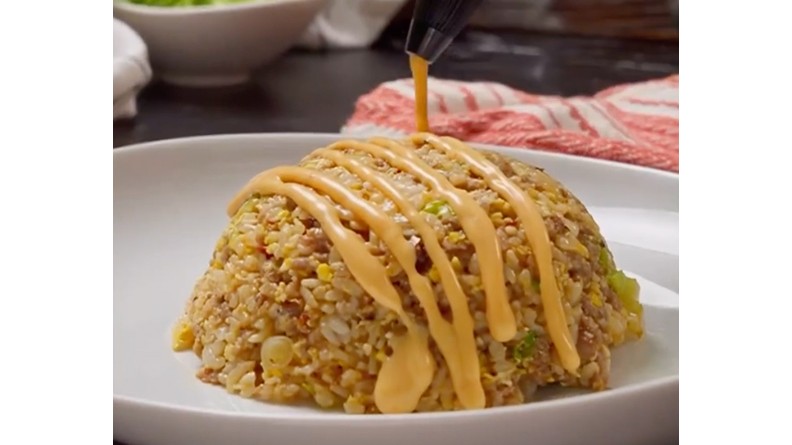 Image of Breakfast Fried Rice with Bang Bang Squeeze Drizzle