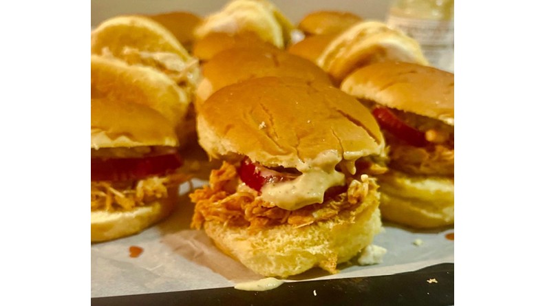 Image of Louisiana Hot Buffalo Chicken Sliders