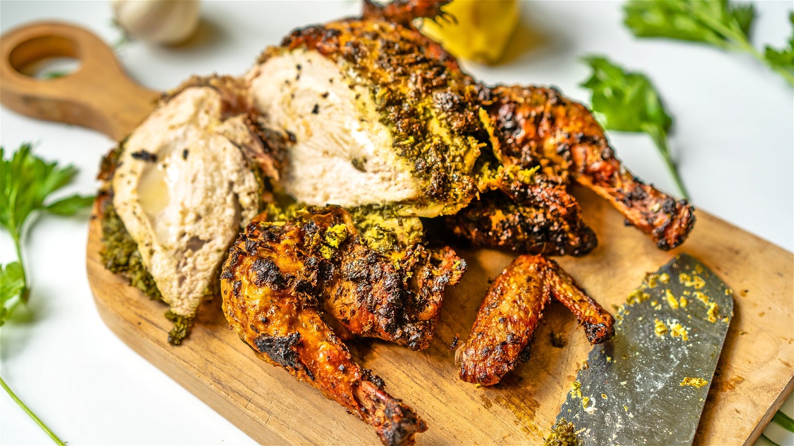 Image of Green Goddess Roasted Chicken