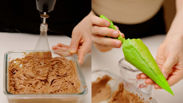 Image of Whisk until smooth, then transfer to a container. Put it in the freezer for faster stabilization.