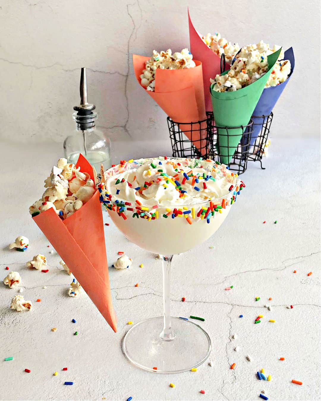 Funfetti Popcorn Cocktail