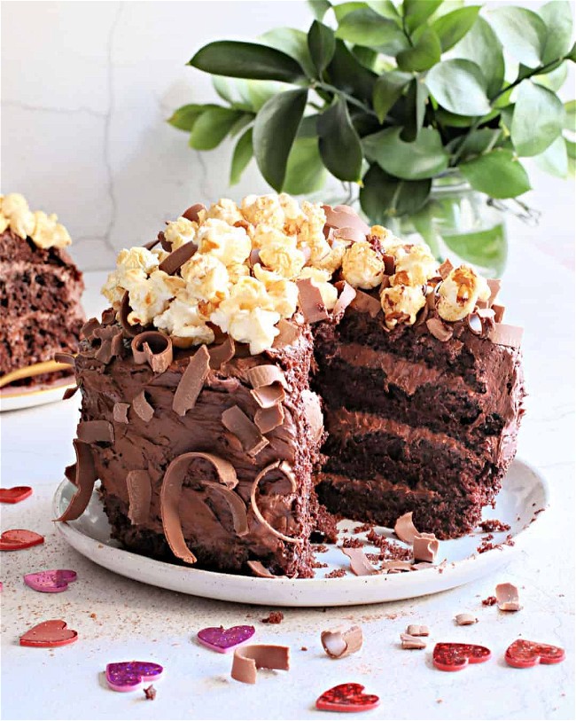 Image of Chocolate Popcorn Layer Cake