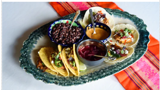 Image of Black Bean Street Tacos by 8 Track Foods