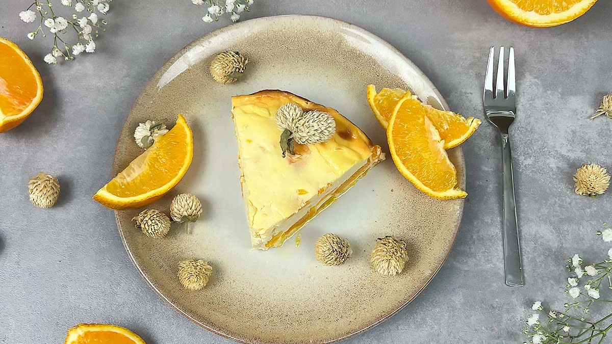 Image of Omas Magerquark Cheesecake mit Mandarinen