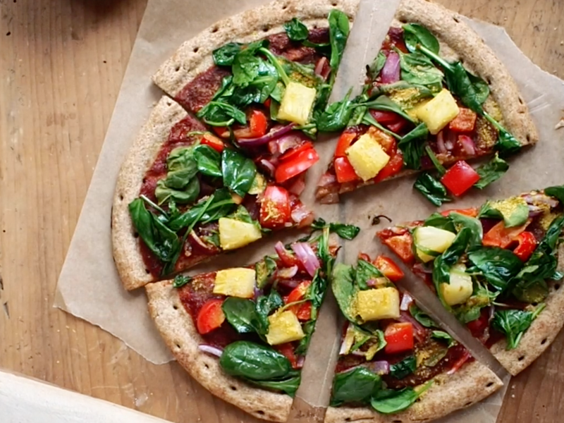 BBQ Pineapple Pizza