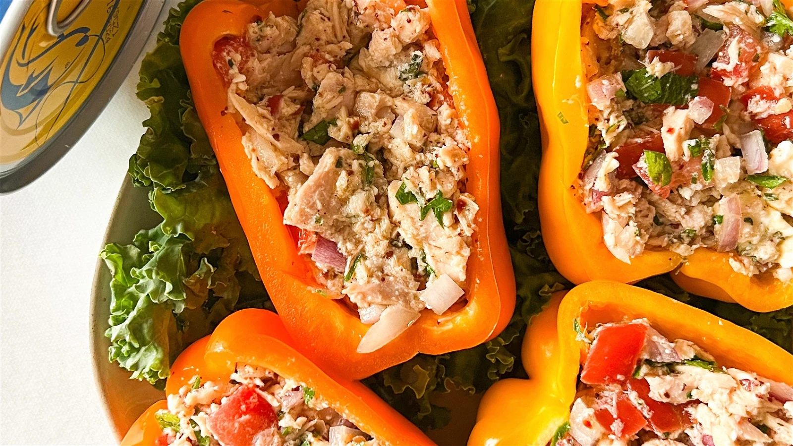 Image of Middle Eastern Tuna Stuffed Peppers