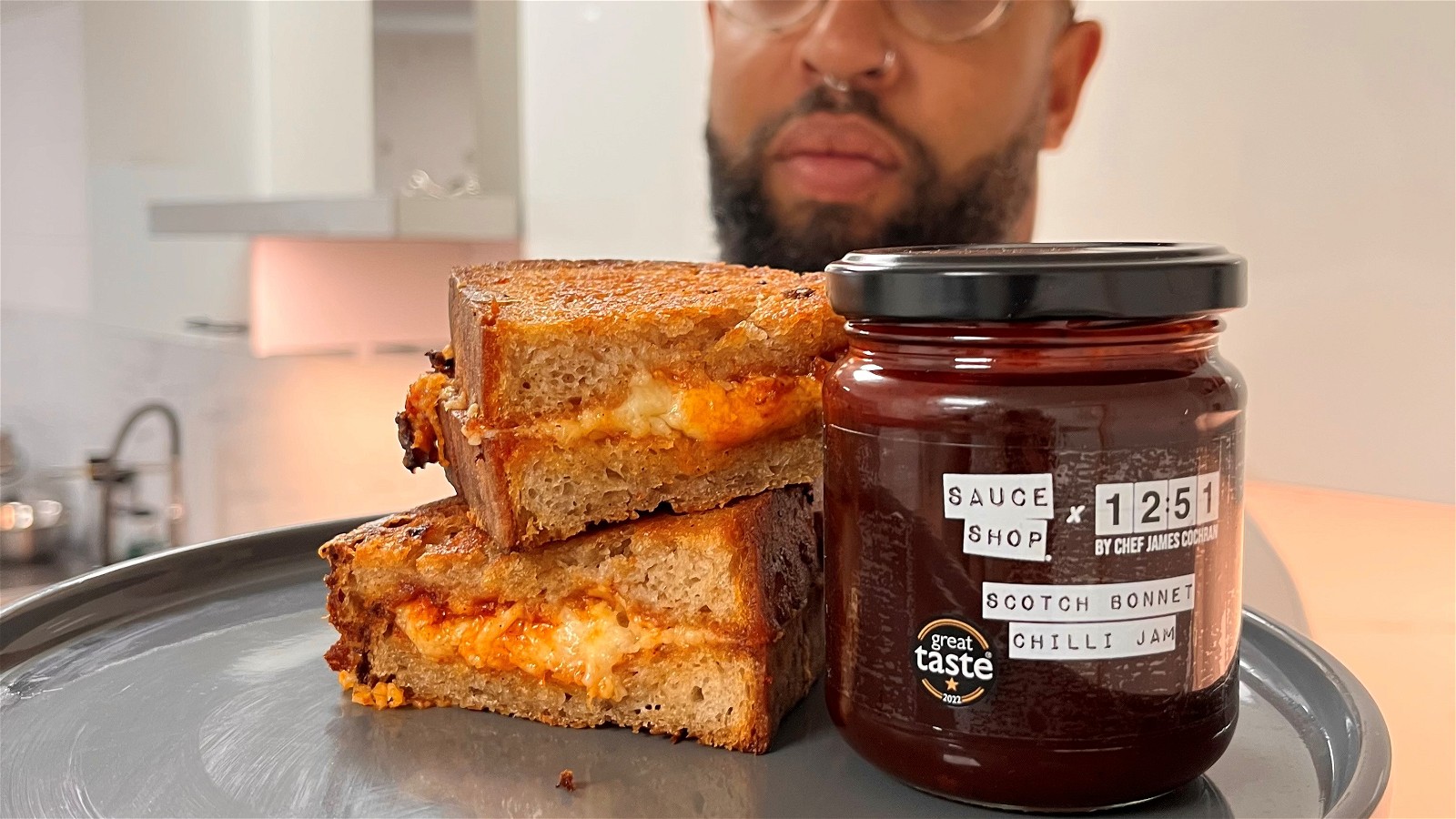 Image of Chilli Jam Cheese Toastie