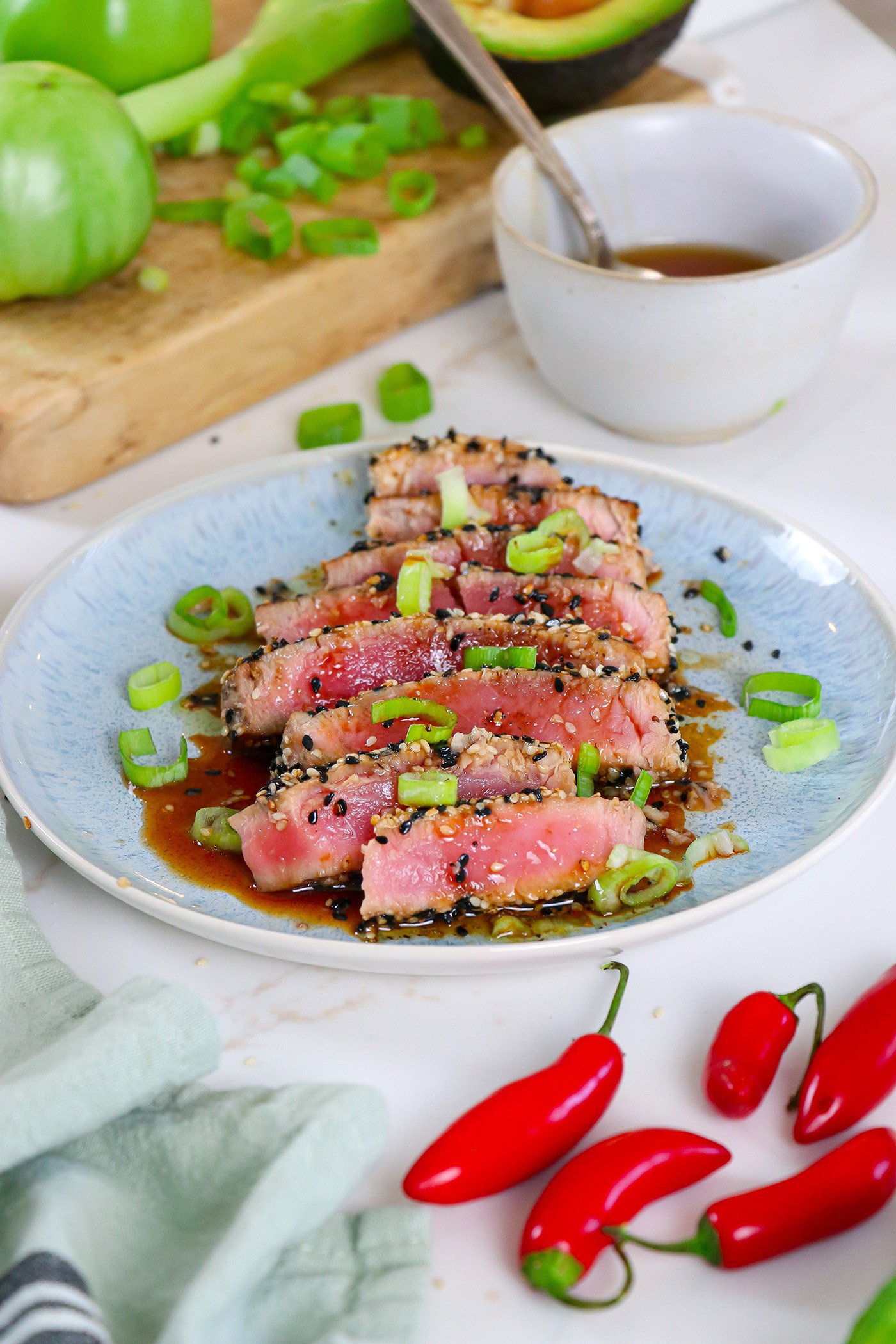 Seared tuna cheap marinade