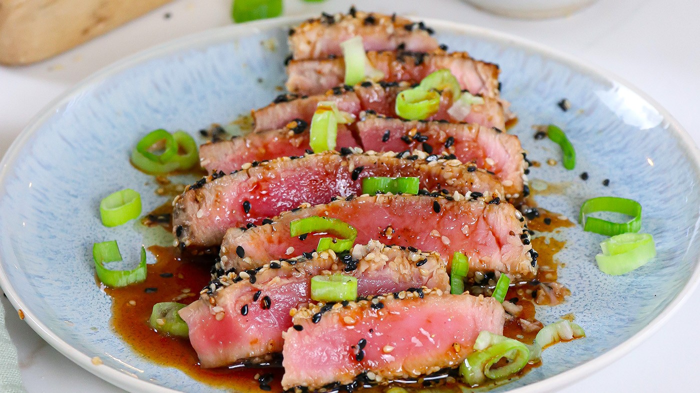 Image of Seared Ahi Tuna with Sesame Seed Crust