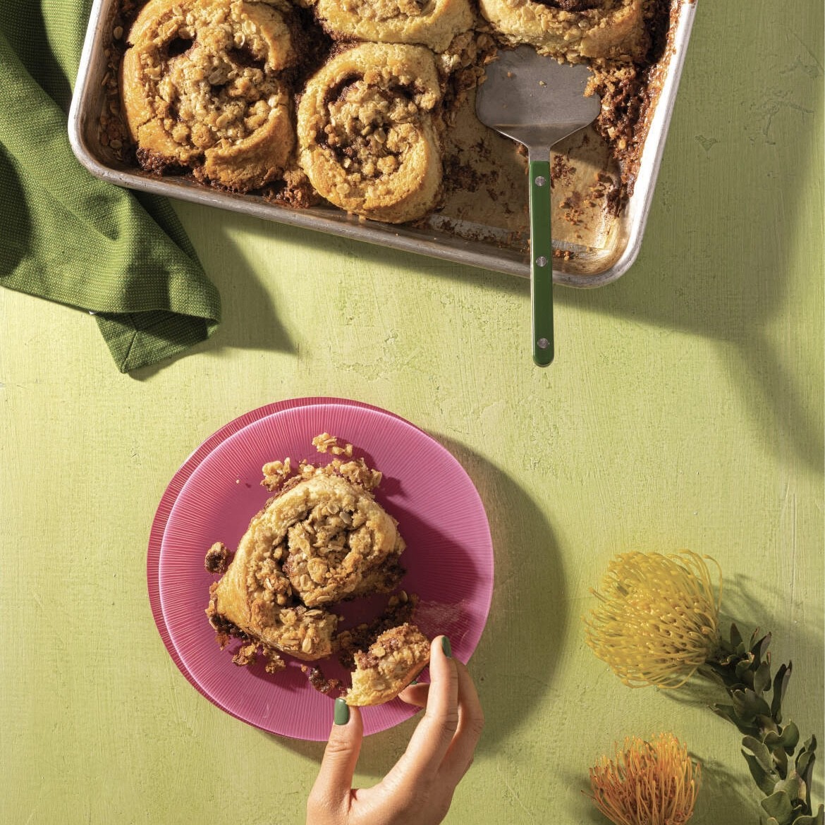 Image of Oat Spice Crumble Biscuit Rolls