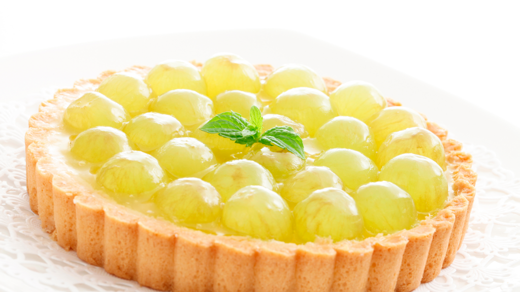 Image of Recette de tarte au raisin blanc et à la cannelle