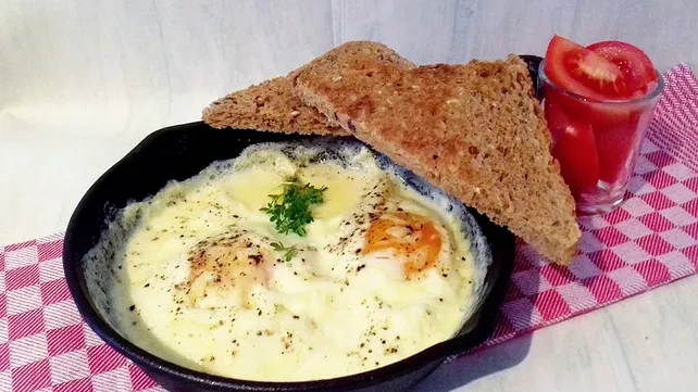 Image of Eier in Sahne gebacken
