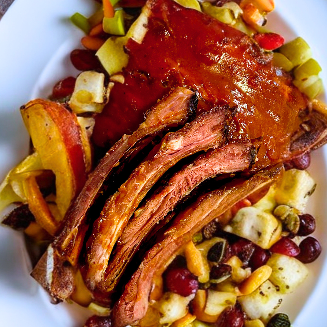 Saucy Bison Back Ribs