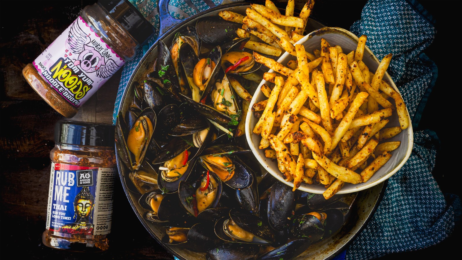 Image of Thai Mussels with Tom Yum Fries