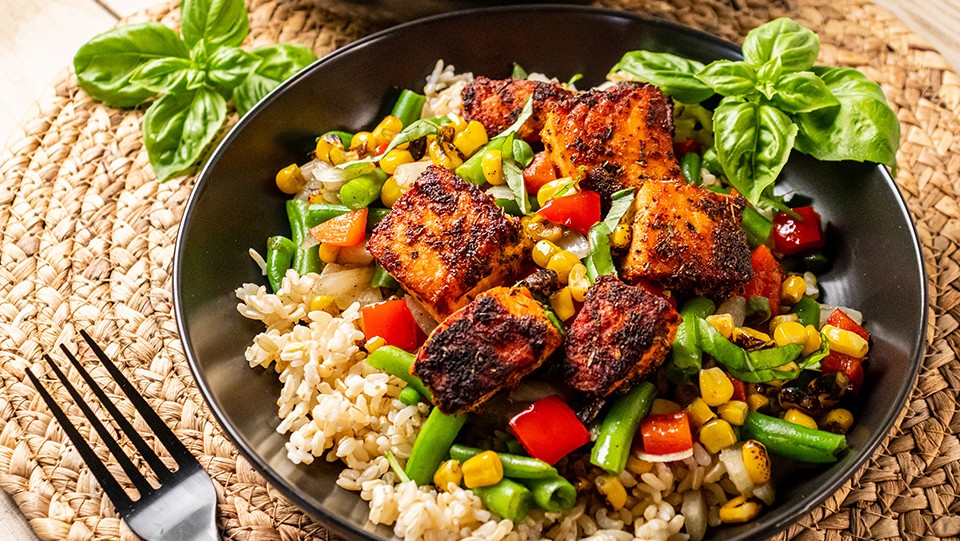 Image of Blackened Salmon Bowl