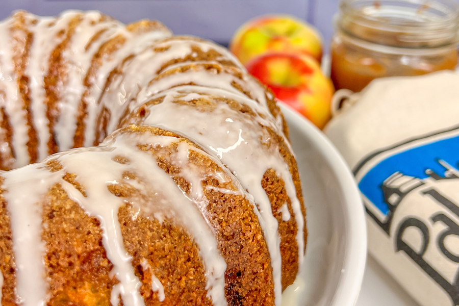 Whole Wheat Apple Donut Cake