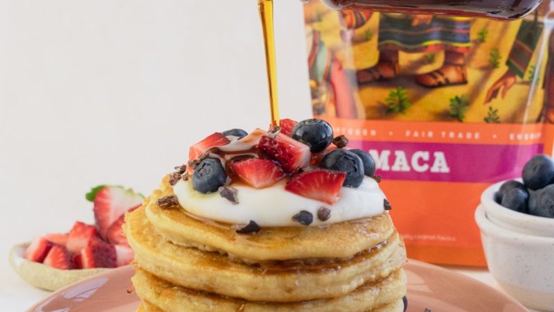 Image of Red Maca Pancakes