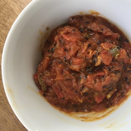 Image of Tomato Chutney with Nigella Seeds