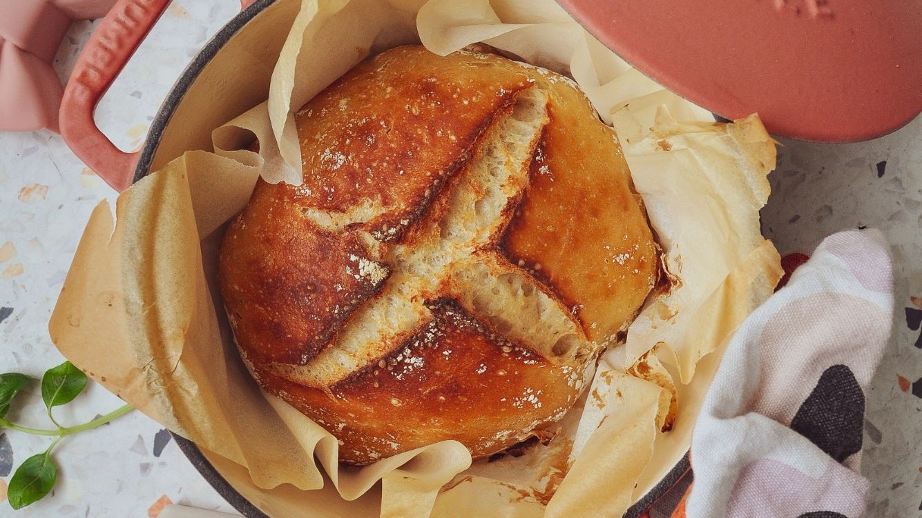 Image of Mini No-Knead Dutch Oven Loaf