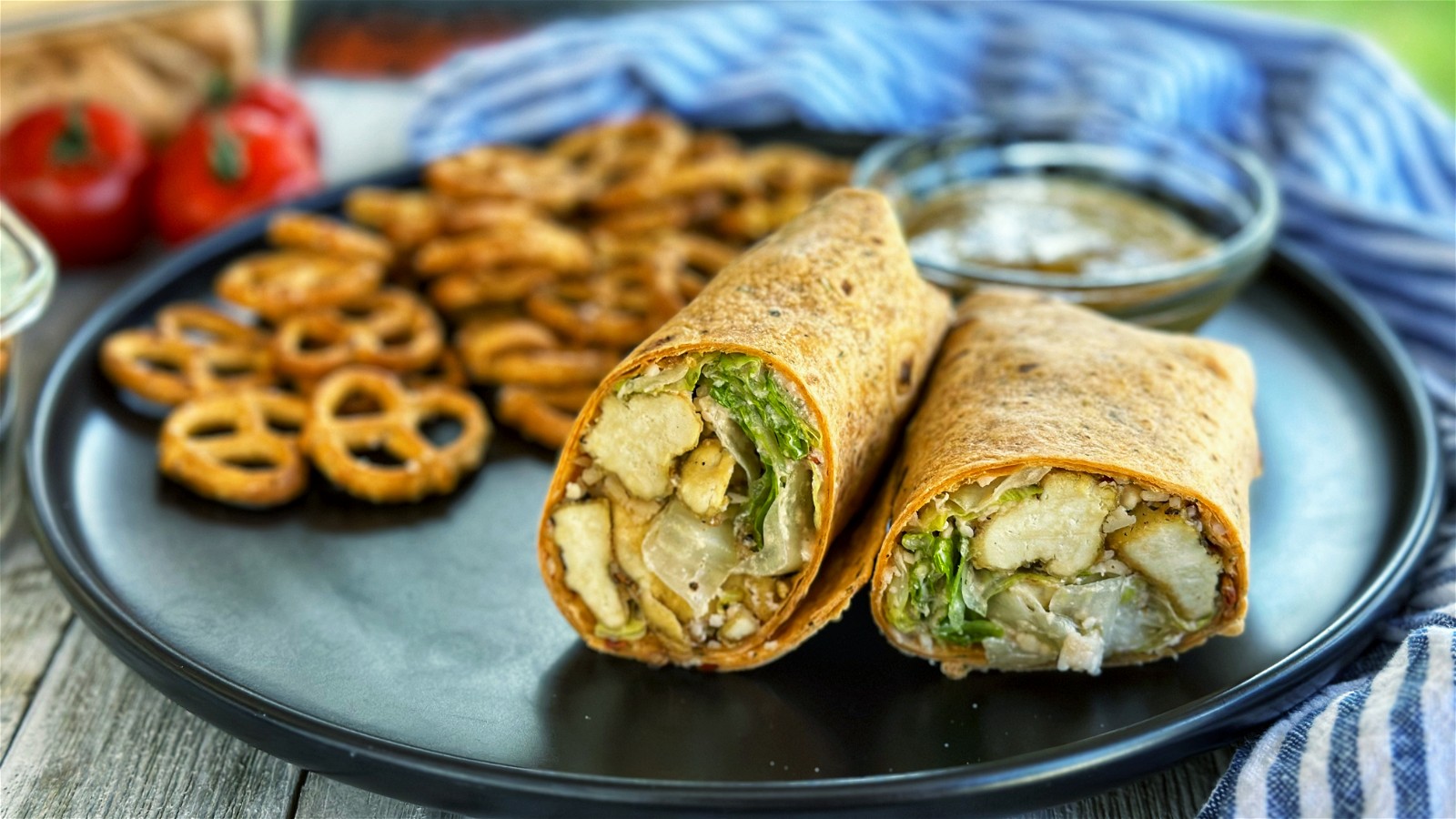 Image of Vegan Tofu Caesar Wraps