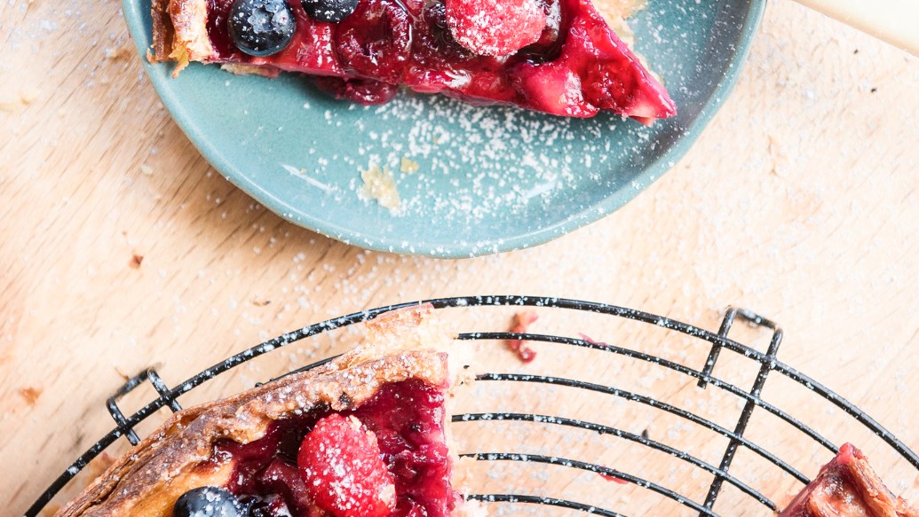 Image of Super easy berry tart