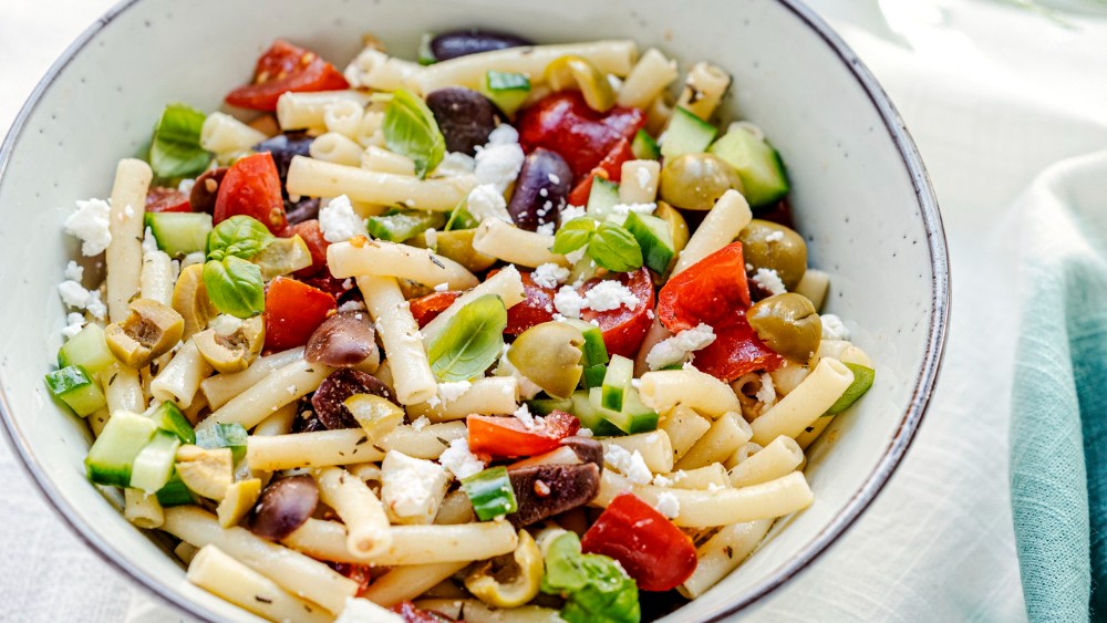 Image of Pasta salad with olives