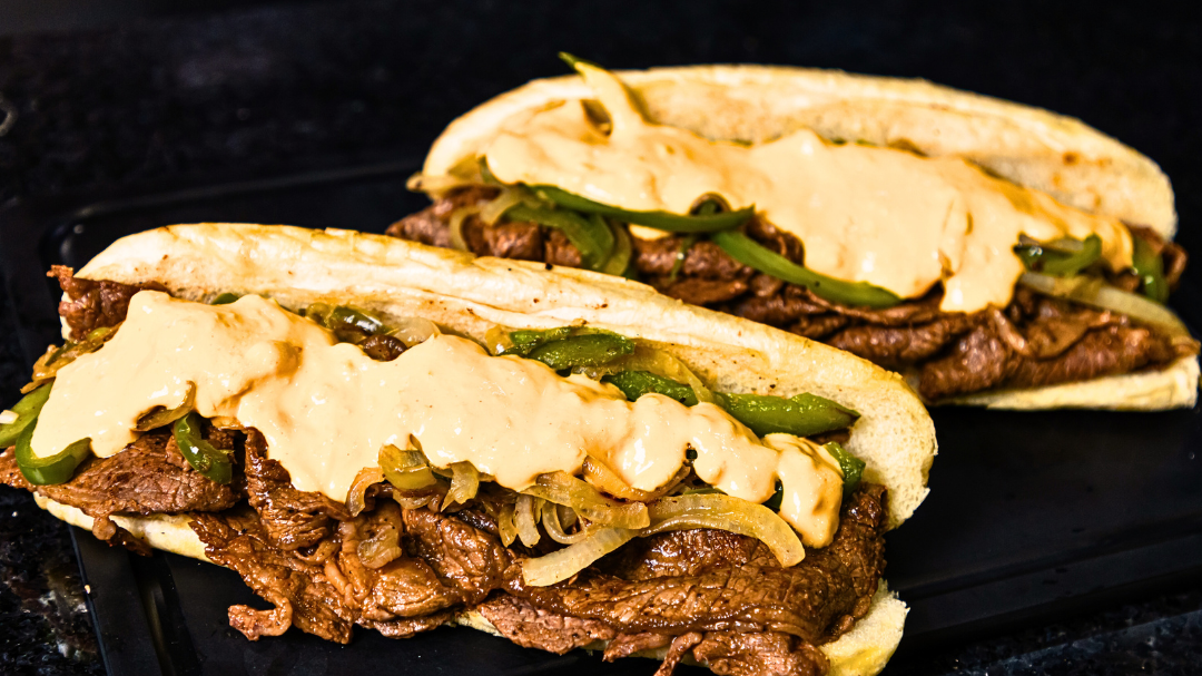 Image of Sandwich « Philly cheesesteak » deluxe