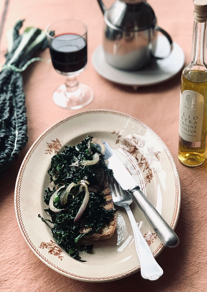 Bruschetta med cavolo nero