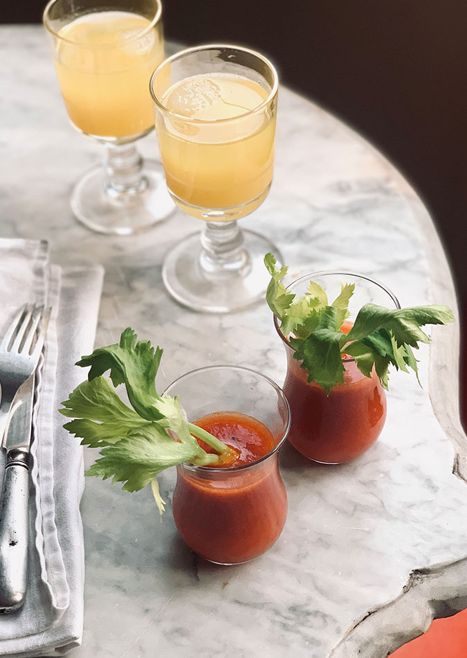 Bloody mary shot