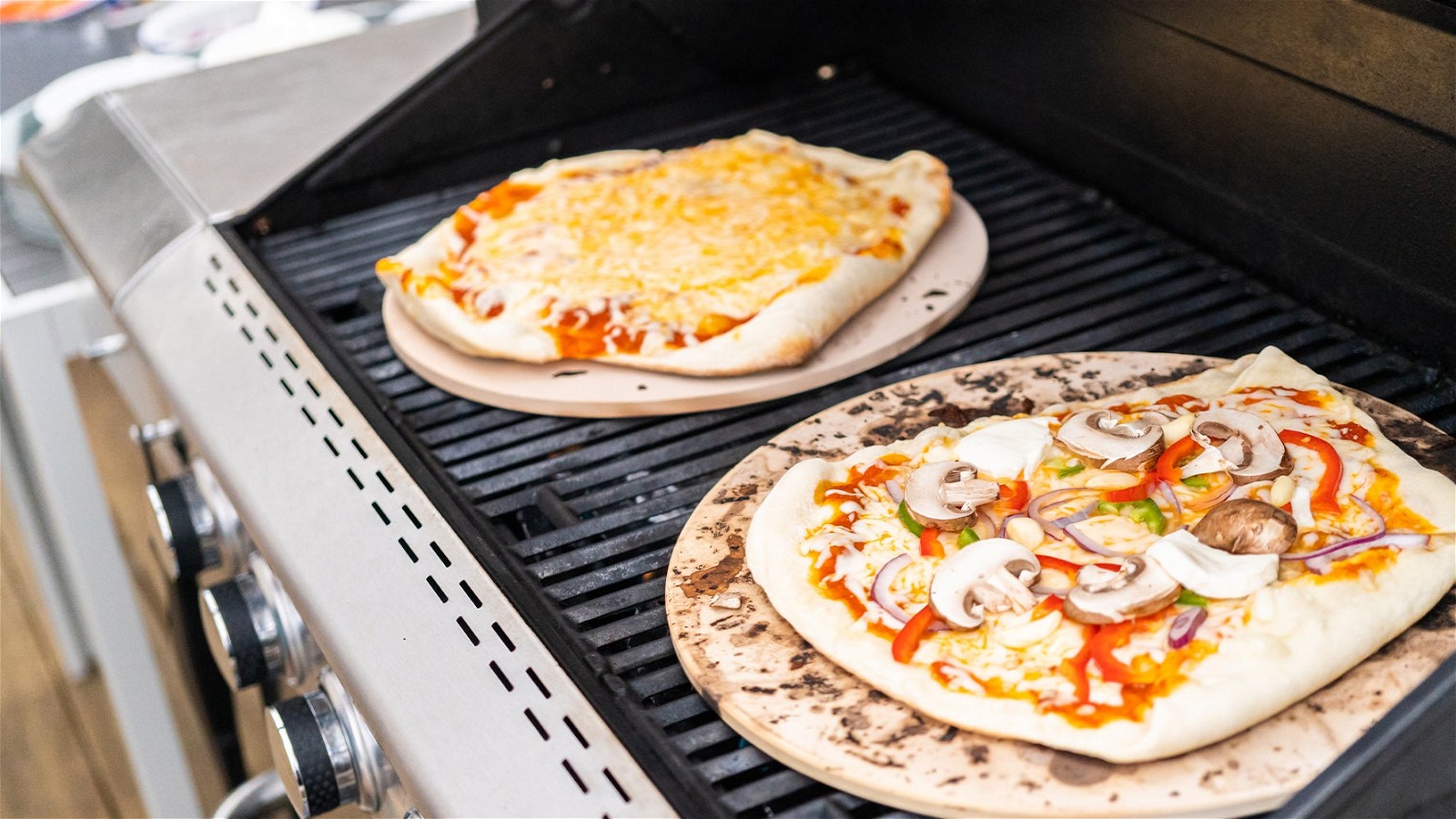 Image of Easy Gluten-Free Grilled Pizzas Recipe