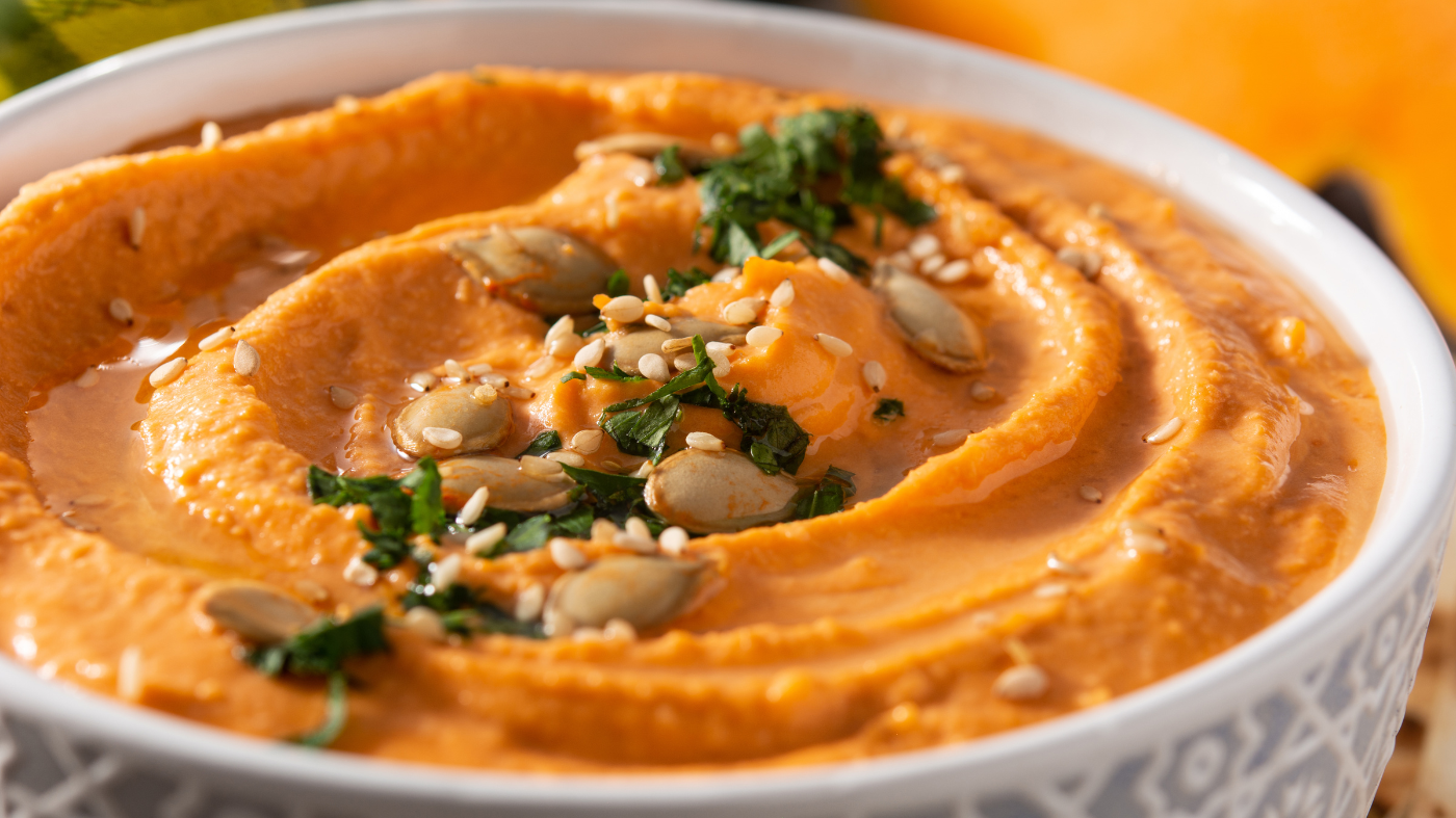 Image of Creamy Pumpkin Hummus